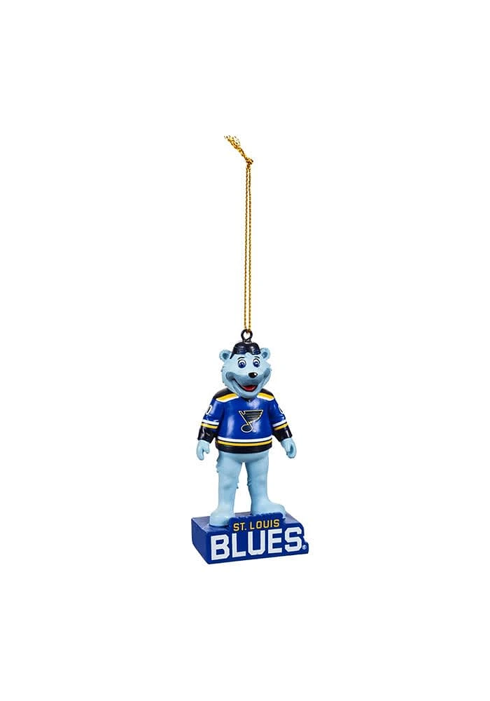 St Louis Blues Team Mascot Ornament - Blue