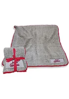 St Louis Cardinals Frosty Sherpa Fleece Blanket - Grey