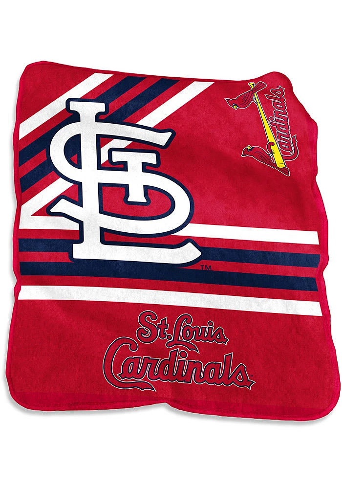 St Louis Cardinals 50x60 Raschel Raschel Throw Blanket - Red