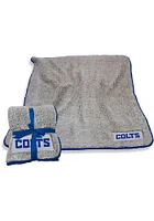 Indianapolis Colts Frosty Sherpa Fleece Blanket - Grey