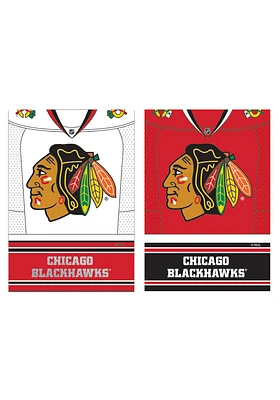 Chicago Blackhawks 29x43 Home/Away Jersey Embellished Banner