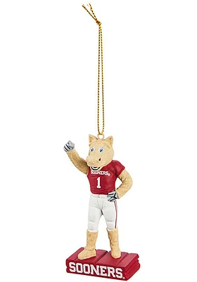 Oklahoma Sooners Team Mascot Ornament - Red