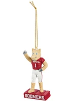 Oklahoma Sooners Team Mascot Ornament - Red