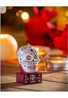 Texas A&M Aggies Sugar Skull Ornament - Red
