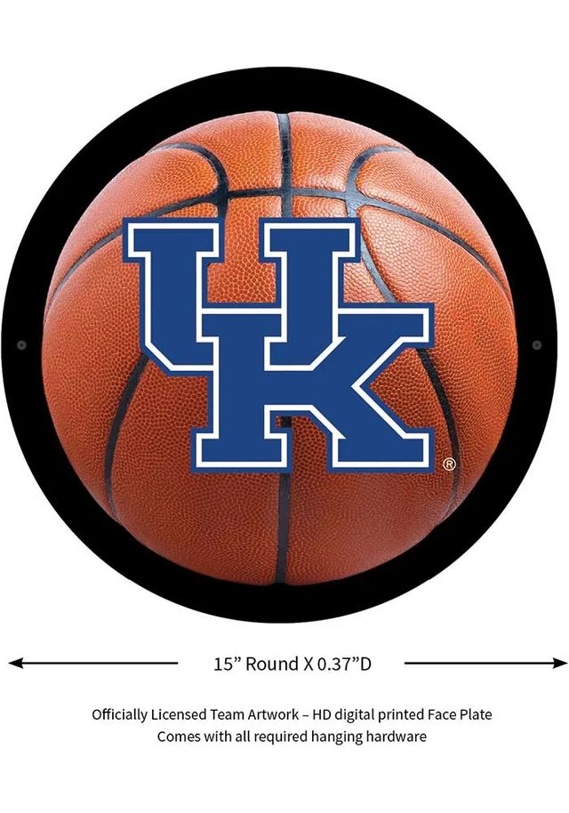 Kentucky Wildcats 19 in Round Basketball Light Up Sign