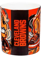 Cleveland Browns Justin Patten 11 oz Ceramic Mug - Orange