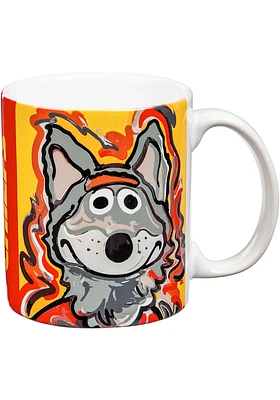 Kansas City Chiefs Justin Patten 11 oz Ceramic Mug - Yellow