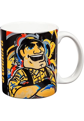 Pittsburgh Steelers Justin Patten 11 oz Ceramic Mug - Yellow