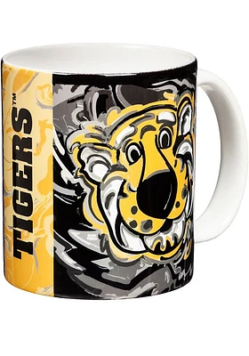 Missouri Tigers Justin Patten 11 oz Ceramic Mug - Yellow