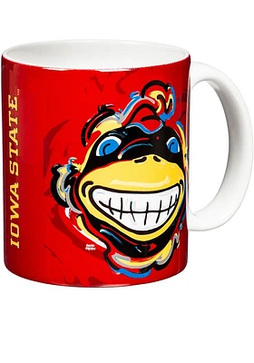 Iowa State Cyclones Justin Patten 11 oz Ceramic Mug - Red
