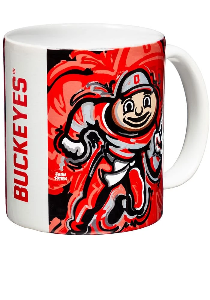 Ohio State Buckeyes Justin Patten 11oz Ceramic Mug - Red