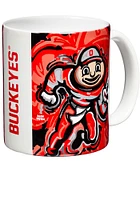Ohio State Buckeyes Justin Patten 11oz Ceramic Mug - Red