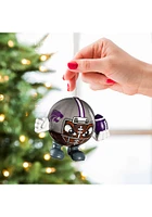 K-State Wildcats Ball Head Ornament Ornament - Purple