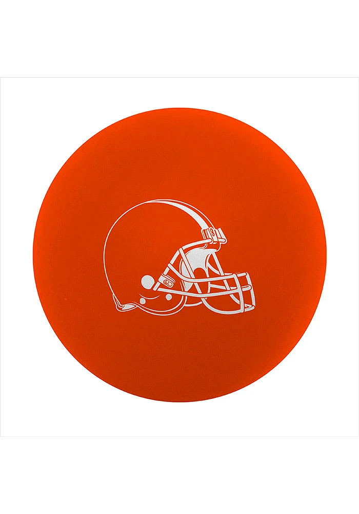 Logo Brands Cleveland Browns Orange High Bounce Bouncy Ball