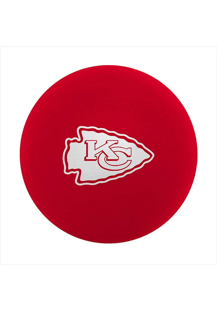 Logo Brands Kansas City Chiefs Red High Bounce Design Bouncy Ball