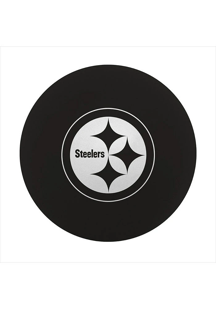 Logo Brands Pittsburgh Steelers Black High Bounce Bouncy Ball