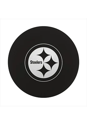 Logo Brands Pittsburgh Steelers Black High Bounce Bouncy Ball