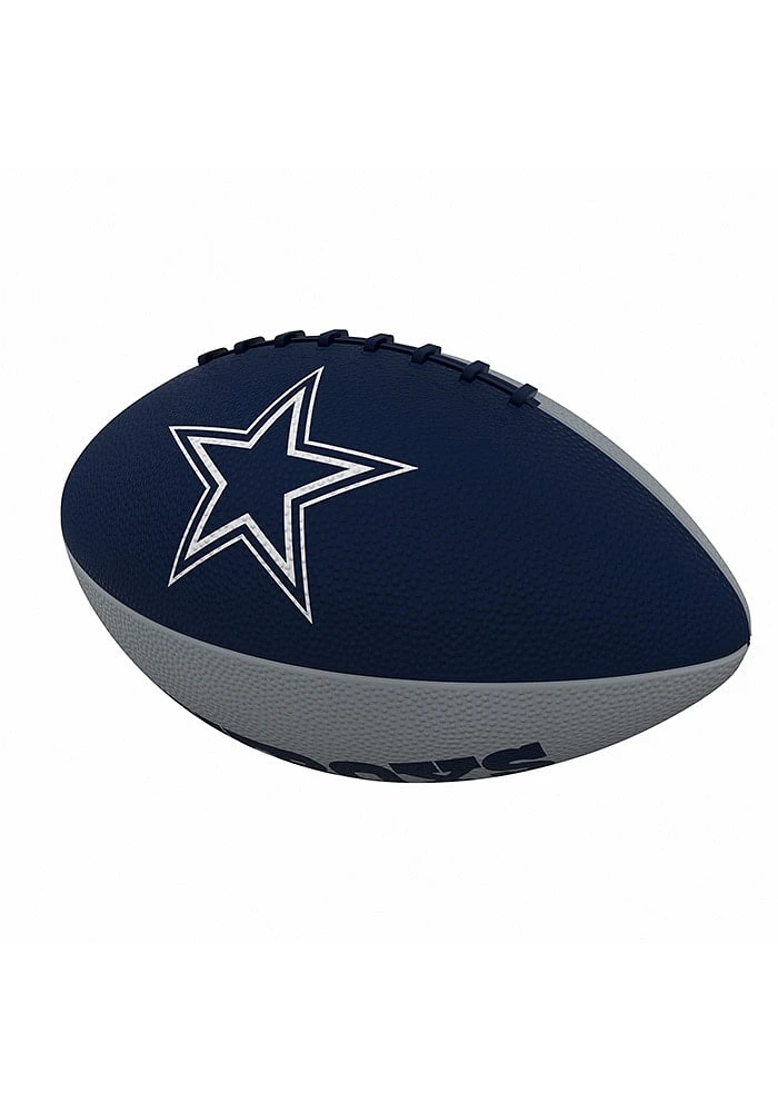 Logo Brands Dallas Cowboys Pinwheel Junior Rubber Football