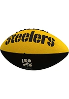 Logo Brands Pittsburgh Steelers Pinwheel Junior Rubber Football
