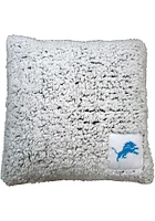 Detroit Lions 16x16 Frosty Throw Pillow - Blue