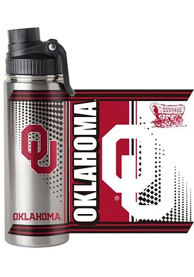 Oklahoma Sooners 21oz Hero Twist Stainless Steel Bottle -