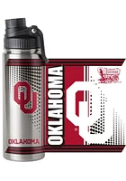 Oklahoma Sooners 21oz Hero Twist Stainless Steel Bottle -