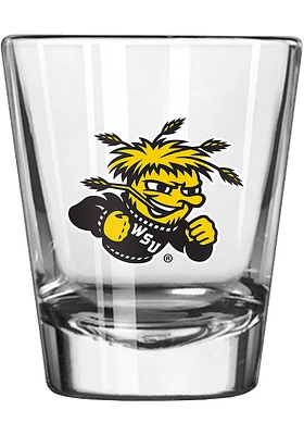 Wichita State Shockers 2oz Satin Etched Shot Glass