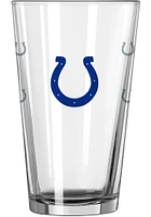 Indianapolis Colts 16oz Satin Etched Pint Glass - Blue