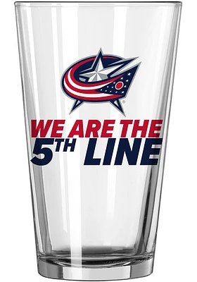 Columbus Blue Jackets 16oz Slogan Pint Glass