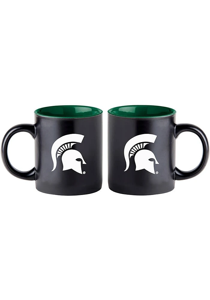 Michigan State Spartans 14oz Matte Ceramic Mug - Green