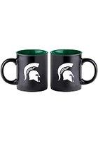 Michigan State Spartans 14oz Matte Ceramic Mug - Green