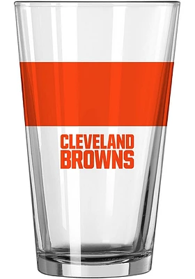 Cleveland Browns 16oz Pint Glass - Brown