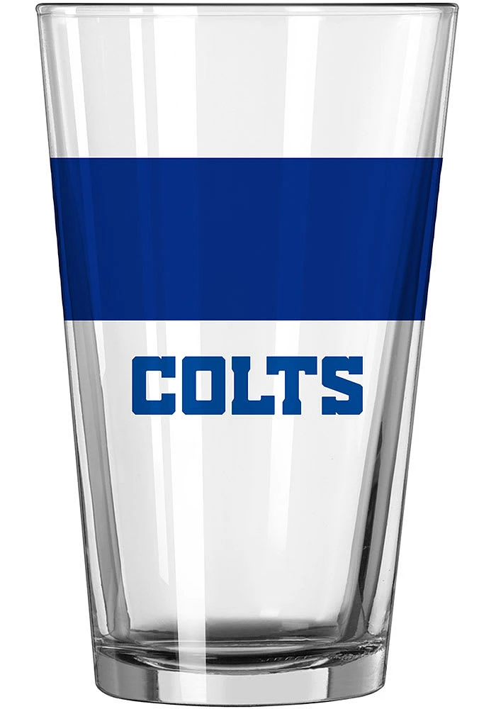 Indianapolis Colts 16oz Pint Glass - Blue