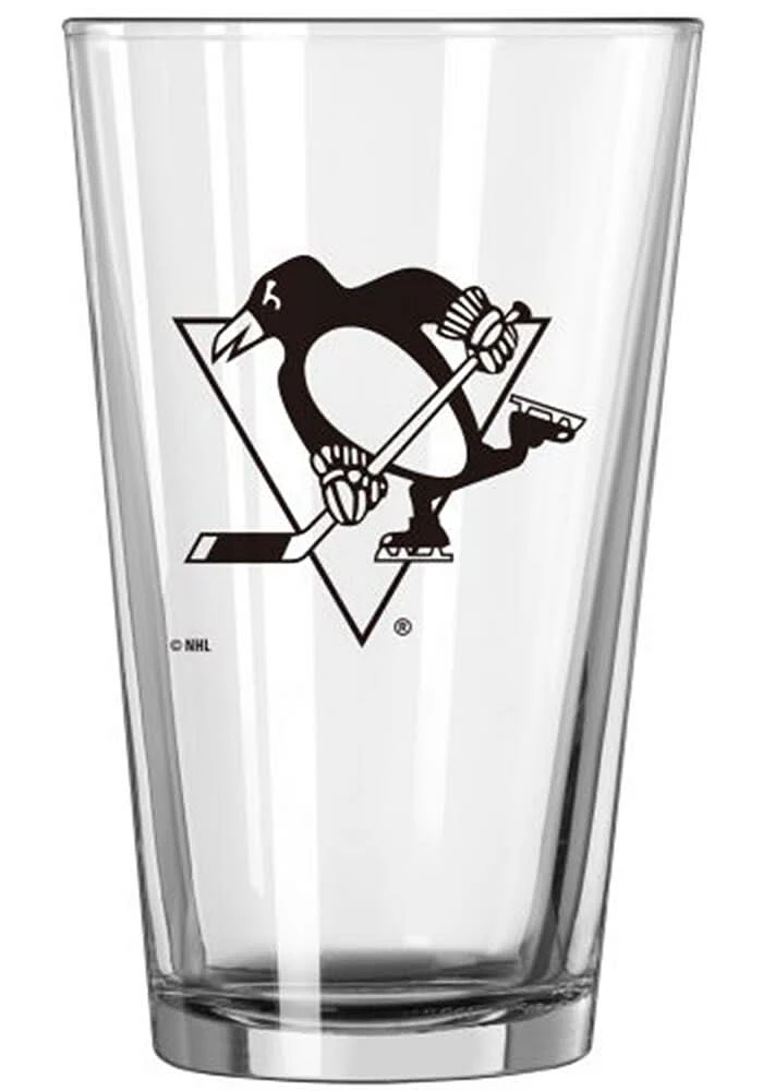 Pittsburgh Penguins 16oz Pint Glass - Yellow