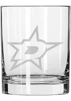 Dallas Stars 14oz Rock Glass - Green