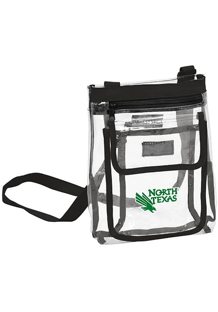 Logo Brands North Texas Mean Green White Stadium Approved Clear Bag