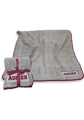 Texas A&M Aggies Frosty Sherpa Fleece Blanket - Grey