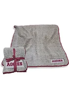 Texas A&M Aggies Frosty Sherpa Fleece Blanket - Grey