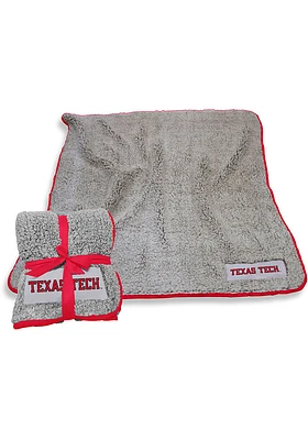 Texas Tech Red Raiders Frosty Sherpa Fleece Blanket - Grey