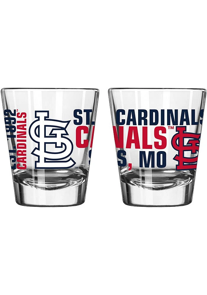 St Louis Cardinals 2oz Design Shot Glass
