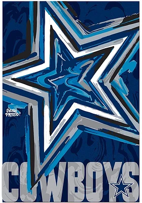 Dallas Cowboys Justin Patten Logo Garden Flag