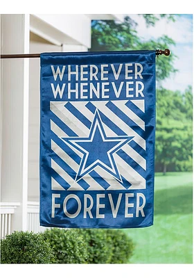 Dallas Cowboys Where When Forever Banner - Blue