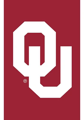 Oklahoma Sooners Applique Garden Flag - Red