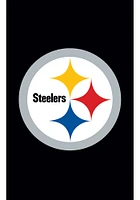 Pittsburgh Steelers Applique Garden Flag - Black