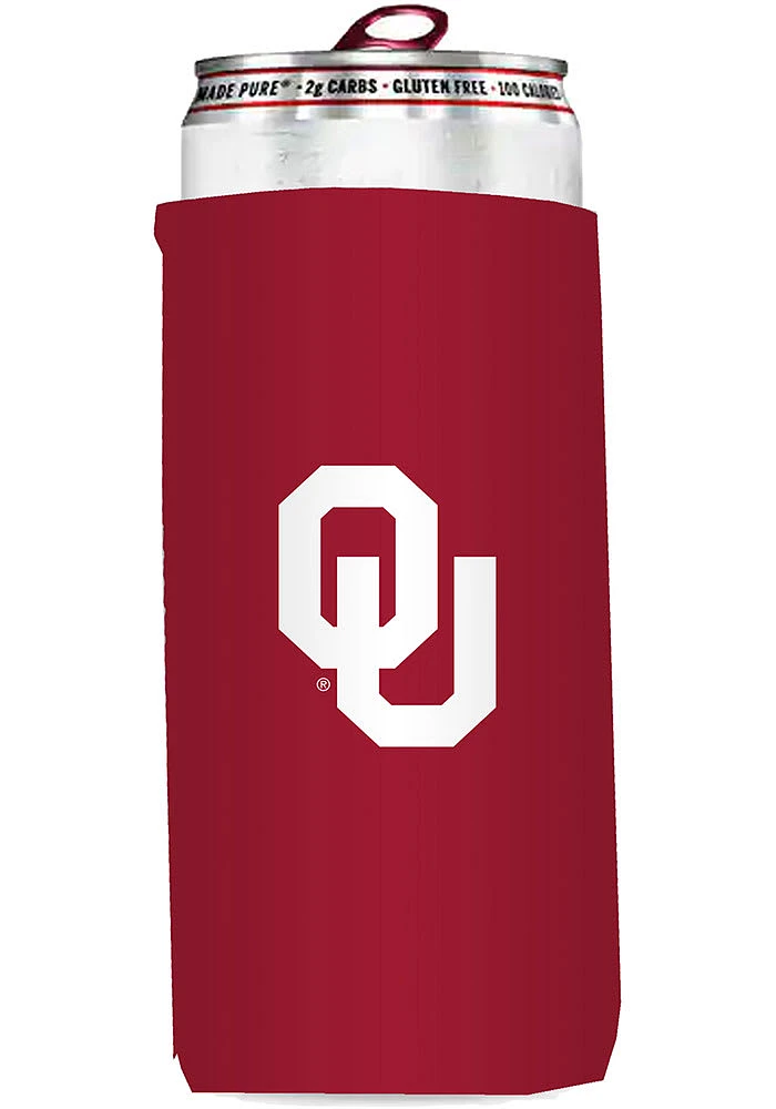 Logo Brands Oklahoma Sooners 12oz Slim Can Coolie