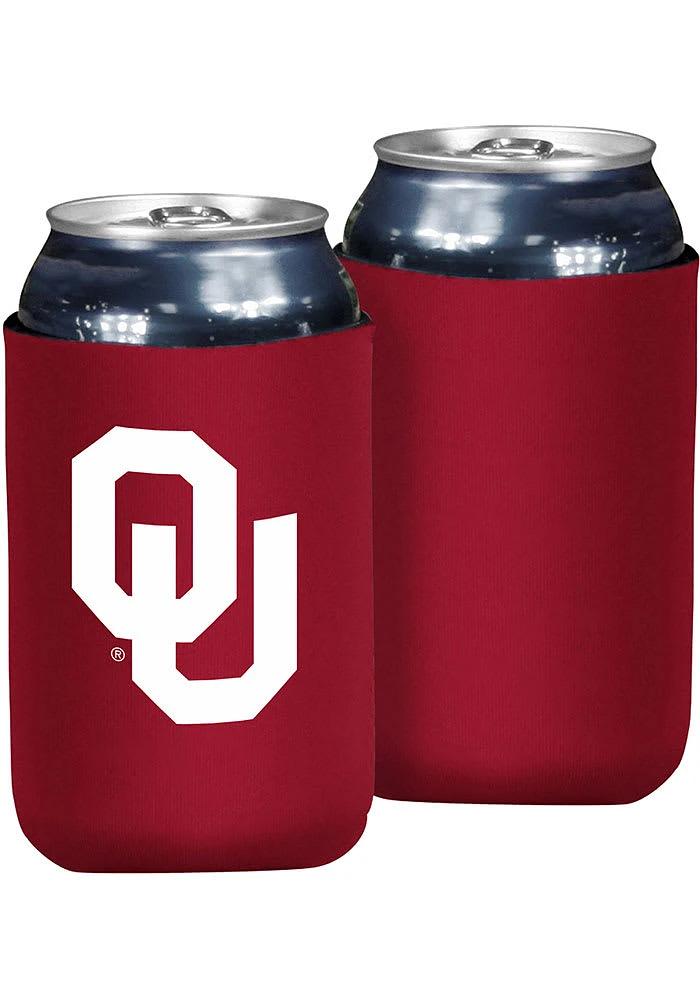 Logo Brands Oklahoma Sooners 12oz Can Coolie
