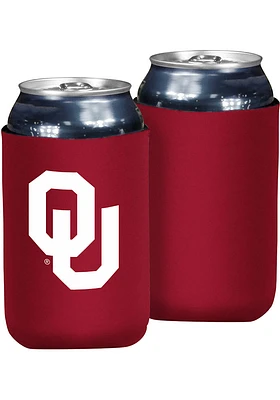 Logo Brands Oklahoma Sooners 12oz Can Coolie