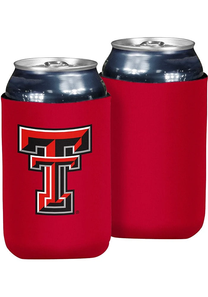 Logo Brands Texas Tech Red Raiders 12oz Can Design Coolie