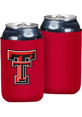 Logo Brands Texas Tech Red Raiders 12oz Can Design Coolie