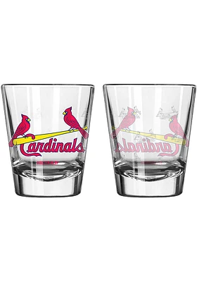 St Louis Cardinals 2 oz Satin Etch Shot Glass